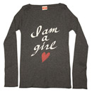 I am a girl 長袖カットソー