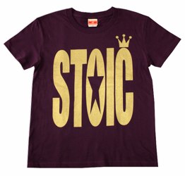 STOIC ロゴTシャツ（パープル）