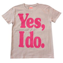 Yes or No ロゴTシャツ（ライトグレー）
